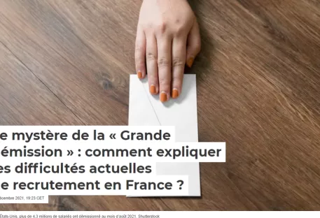 Le mystère de la « Grande démission » :